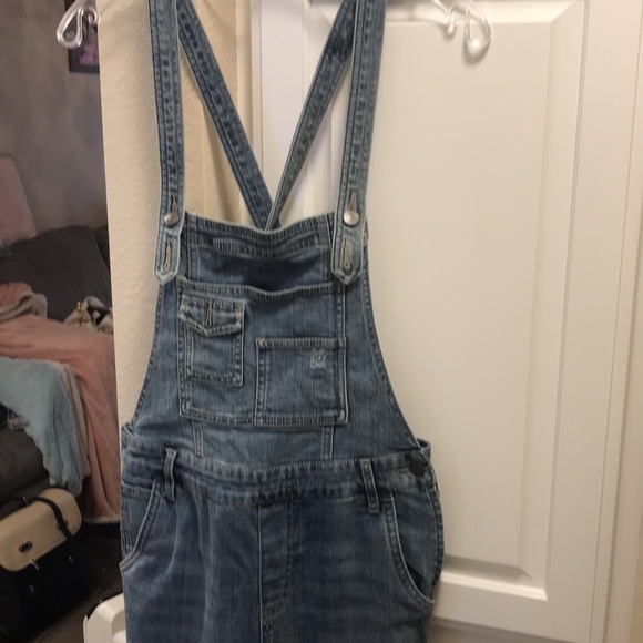 Free People Blue Denim Women Jeans Overalls - Picture 9 of 16